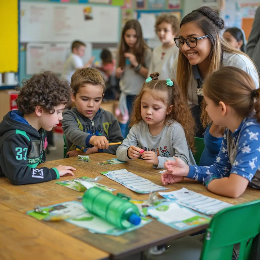 Taller educativo en escuela